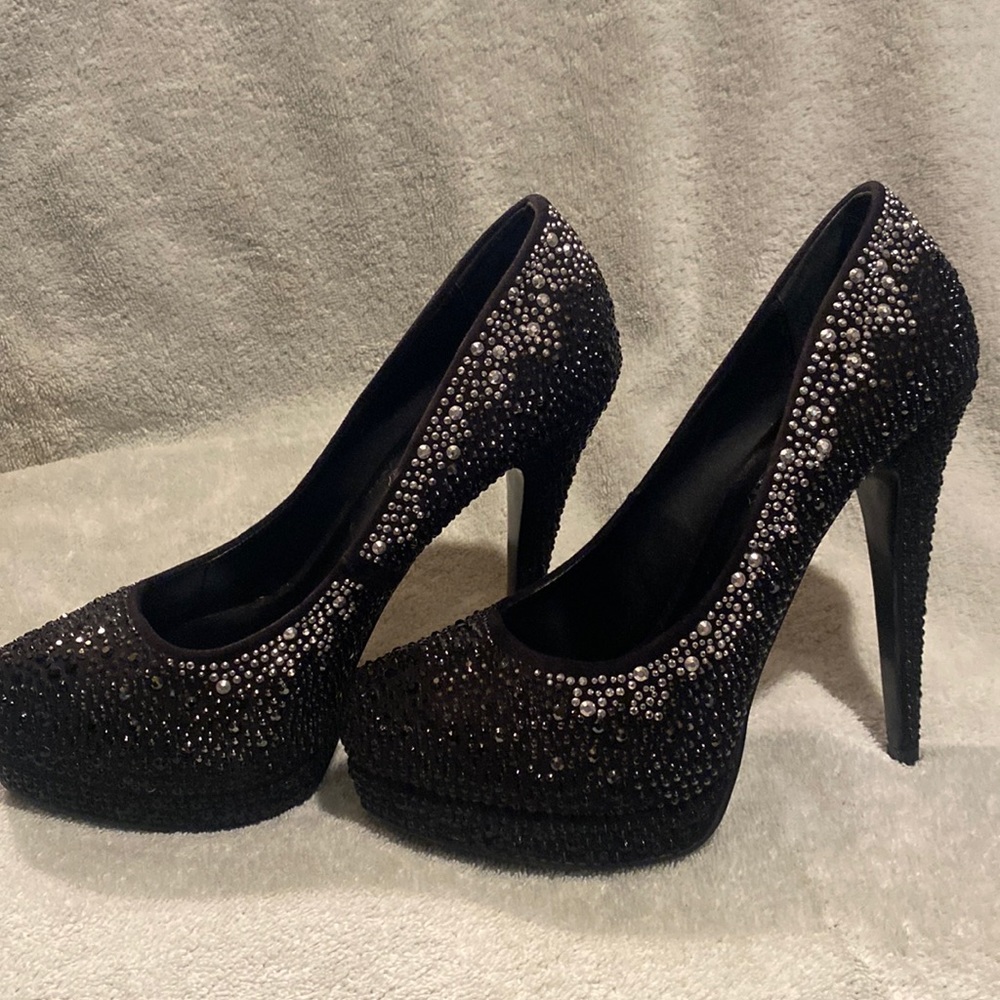 Aldo gorgeous rhinestone heels six 9 NWOT